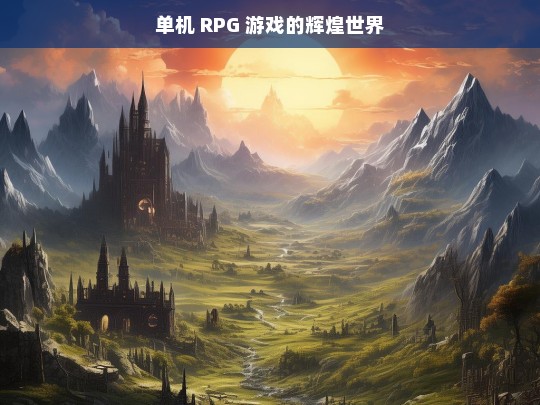 单机 RPG 游戏的辉煌世界